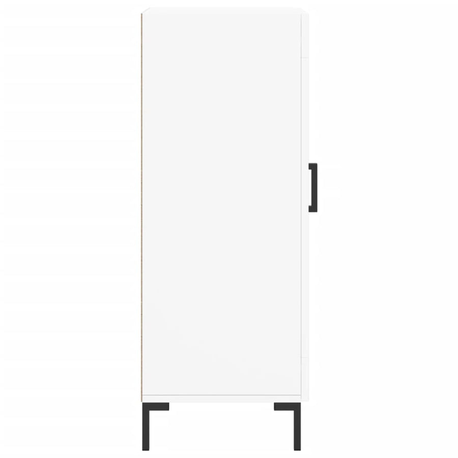 Dressoir 34,5X34X90 Cm Bewerkt Hout Wit