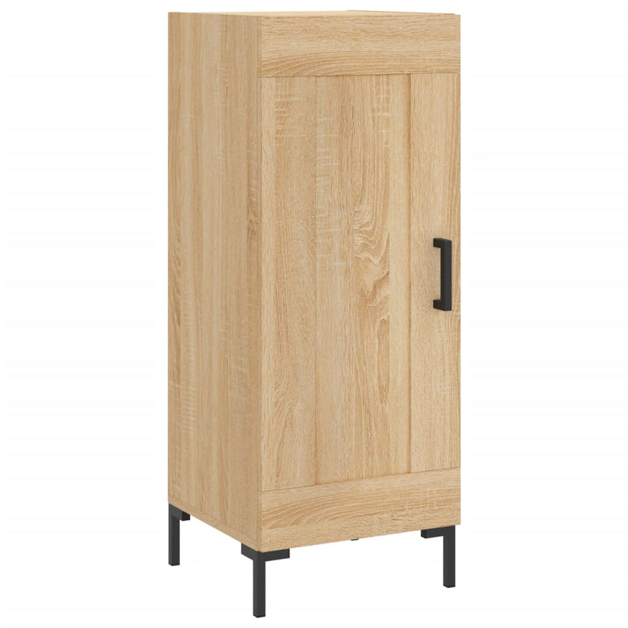 Dressoir 34,5X34X90 Cm Bewerkt Hout Sonoma Eiken