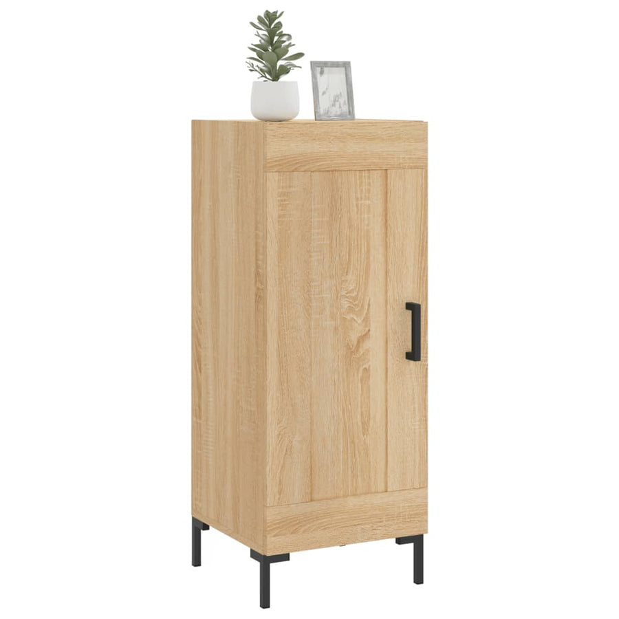 Dressoir 34,5X34X90 Cm Bewerkt Hout Sonoma Eiken