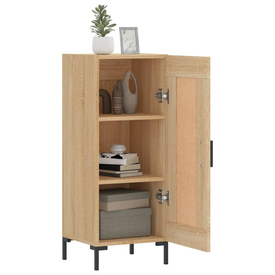 Dressoir 34,5X34X90 Cm Bewerkt Hout Sonoma Eiken