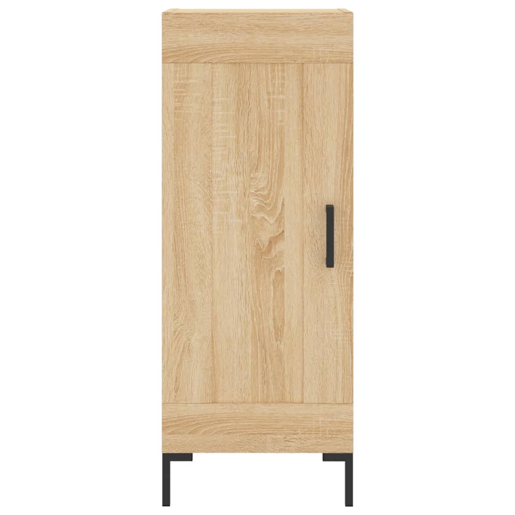 Dressoir 34,5X34X90 Cm Bewerkt Hout Sonoma Eiken