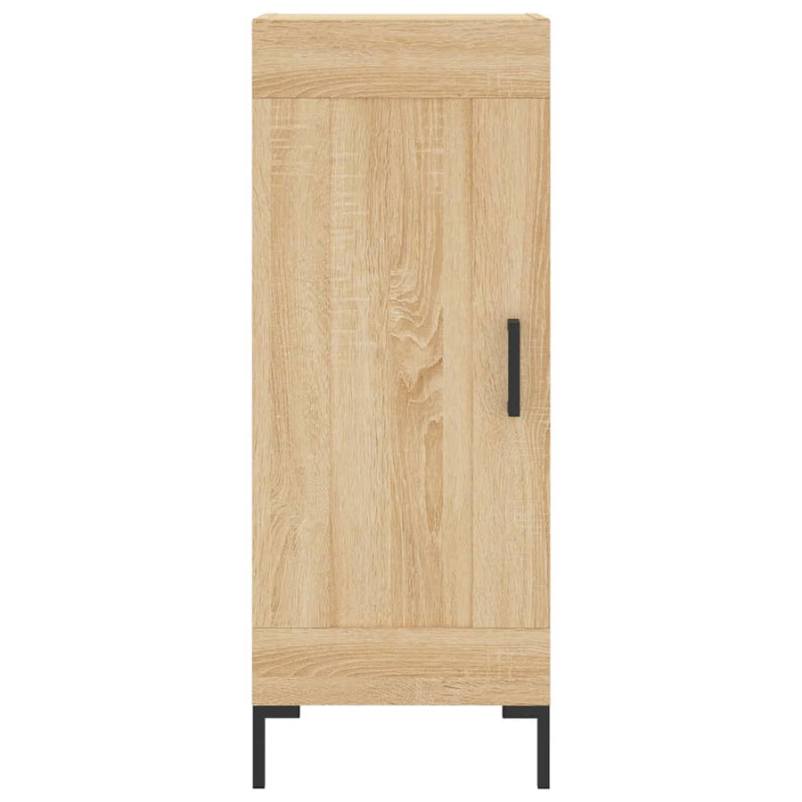 Dressoir 34,5X34X90 Cm Bewerkt Hout Sonoma Eiken
