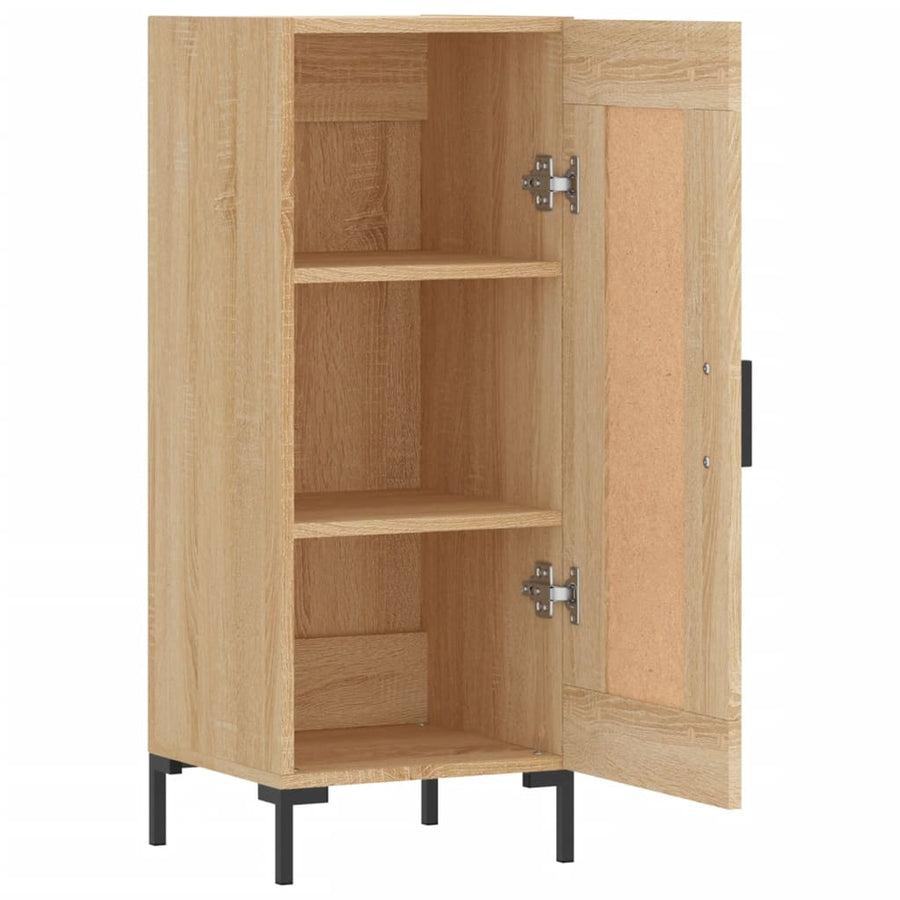 Dressoir 34,5X34X90 Cm Bewerkt Hout Sonoma Eiken