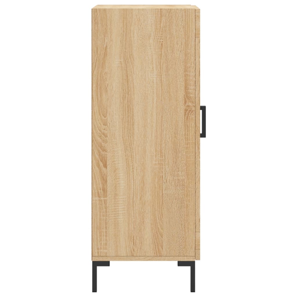Dressoir 34,5X34X90 Cm Bewerkt Hout Sonoma Eiken