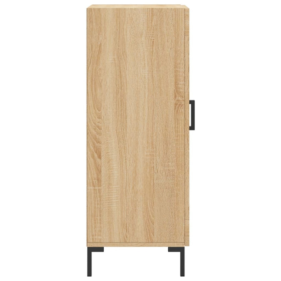Dressoir 34,5X34X90 Cm Bewerkt Hout Sonoma Eiken