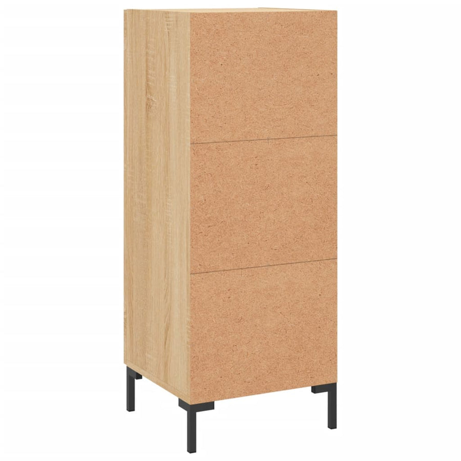 Dressoir 34,5X34X90 Cm Bewerkt Hout Sonoma Eiken