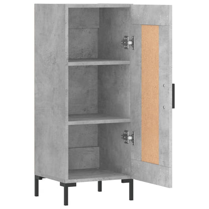 Dressoir 34,5X34X90 Cm Bewerkt Hout Betongrijs