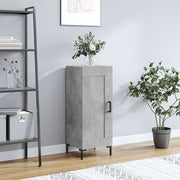 Sideboard 34.5x34x90 cm treated wood concrete grey