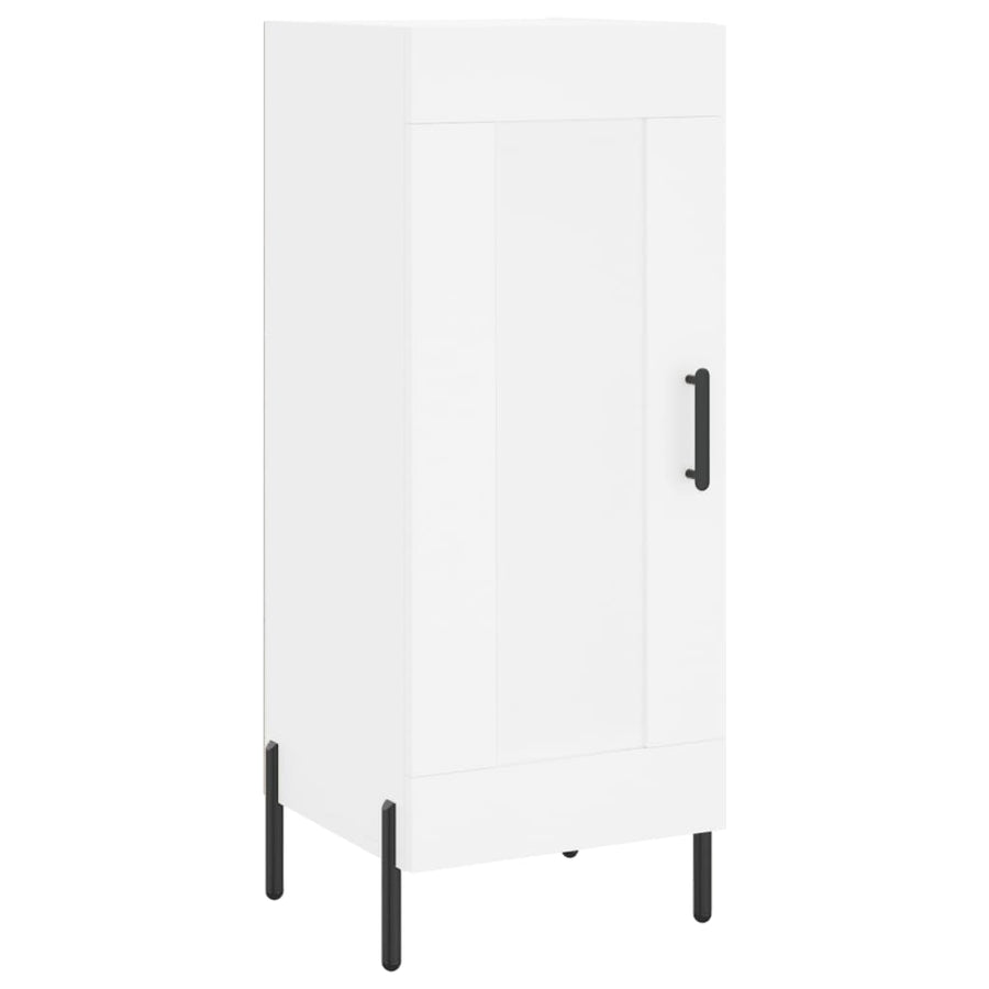 Dressoir 34,5X34X90 Cm Bewerkt Hout Wit