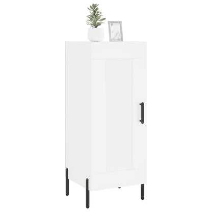Dressoir 34,5X34X90 Cm Bewerkt Hout Wit