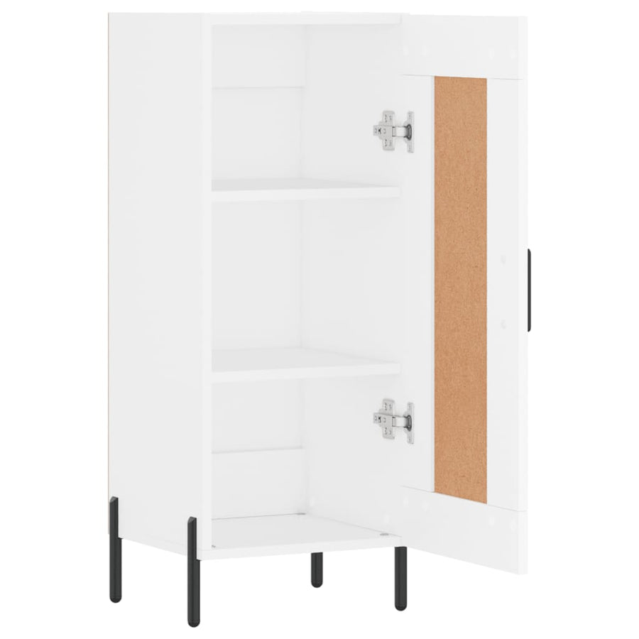 Dressoir 34,5X34X90 Cm Bewerkt Hout Wit