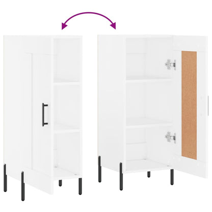 Dressoir 34,5X34X90 Cm Bewerkt Hout Wit