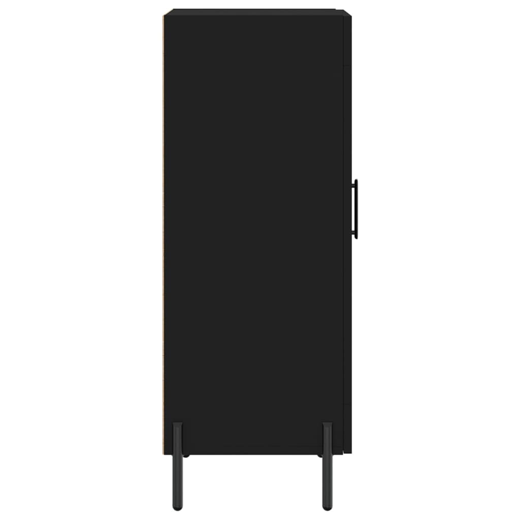 Dressoir 34,5X34X90 Cm Bewerkt Hout Zwart