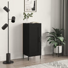 Sideboard 34.5x34x90 cm engineered wood black
