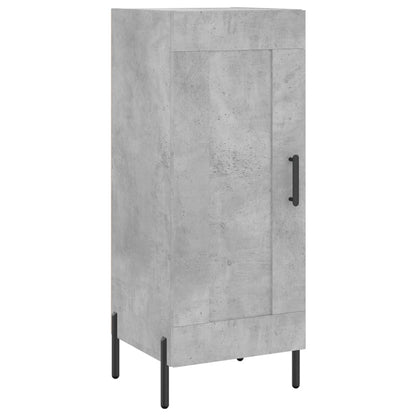 Dressoir 34,5X34X90 Cm Bewerkt Hout Betongrijs