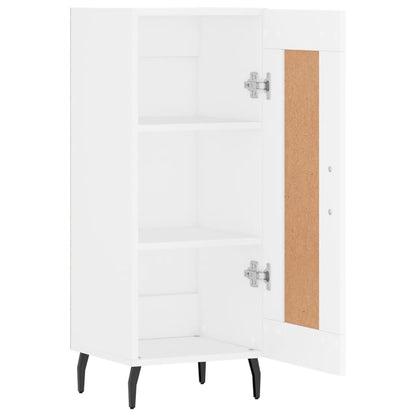 Dressoir 34,5X34X90 Cm Bewerkt Hout Wit