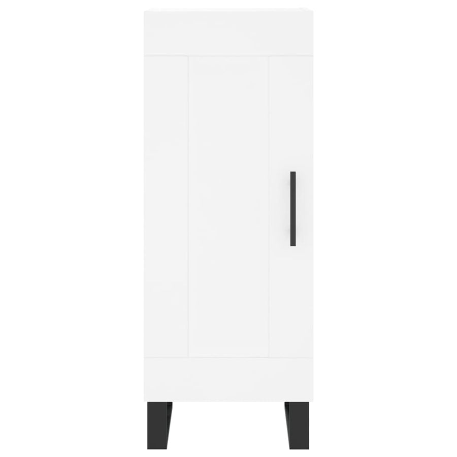 Dressoir 34,5X34X90 Cm Bewerkt Hout Wit