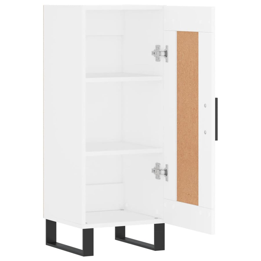 Dressoir 34,5X34X90 Cm Bewerkt Hout Wit