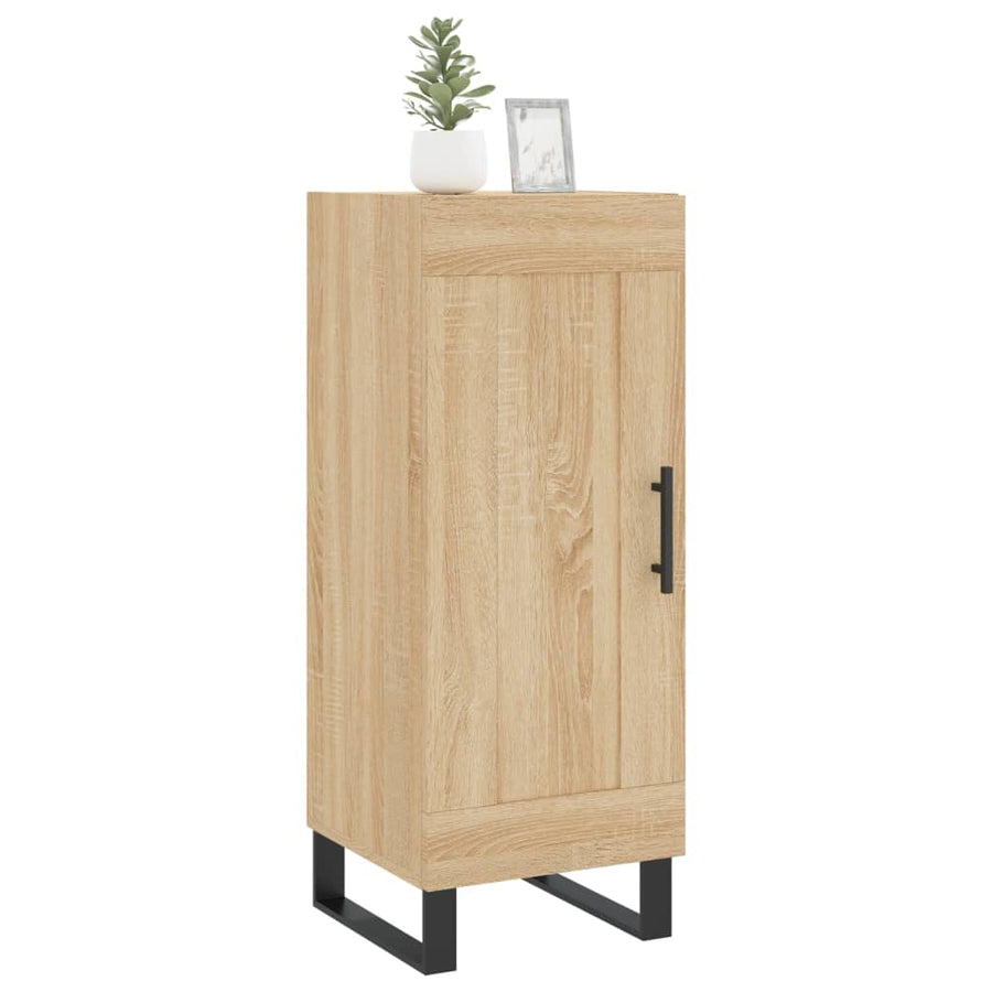 Dressoir 34,5X34X90 Cm Bewerkt Hout Sonoma eiken