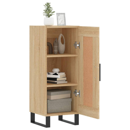 Dressoir 34,5X34X90 Cm Bewerkt Hout Sonoma eiken