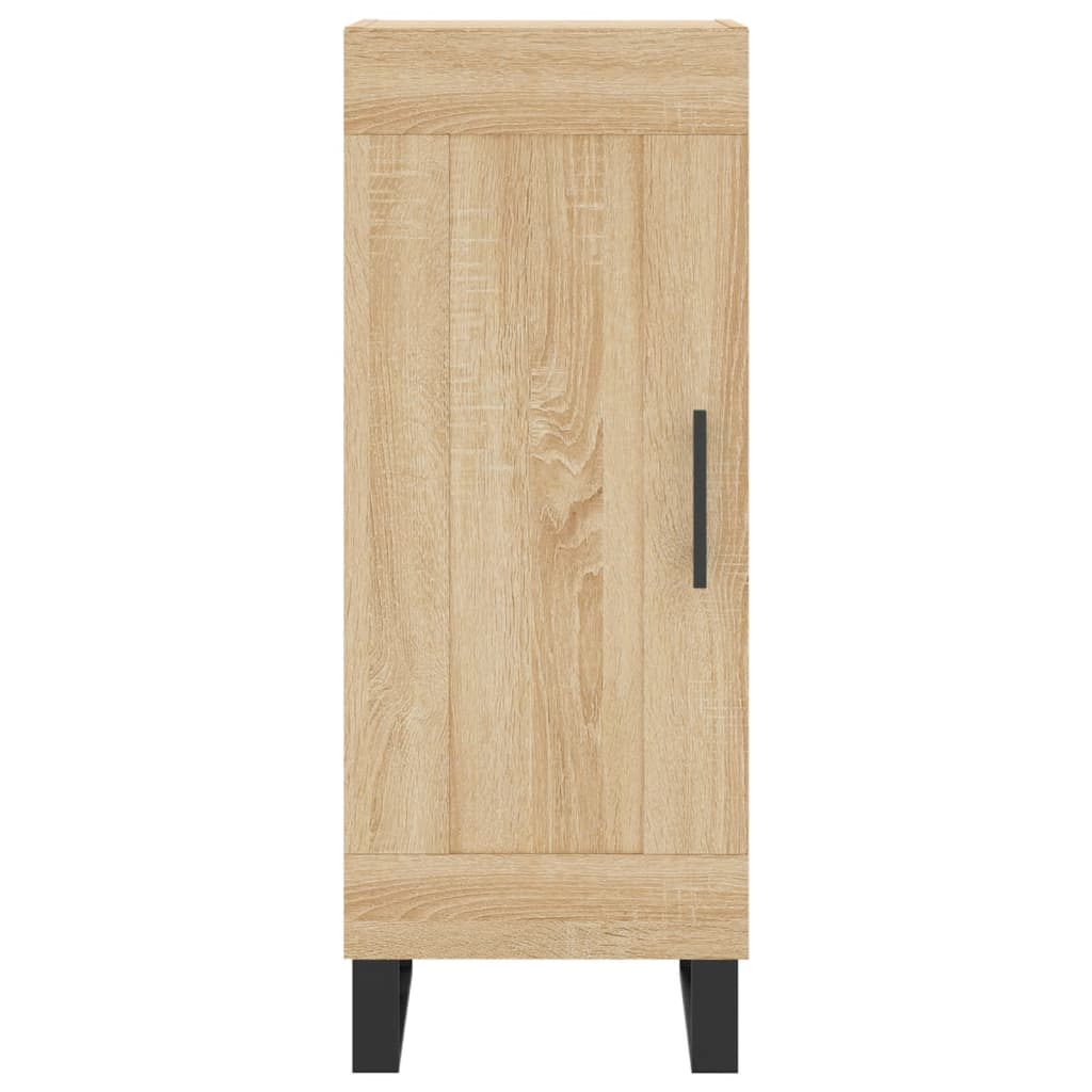 Dressoir 34,5X34X90 Cm Bewerkt Hout Sonoma eiken