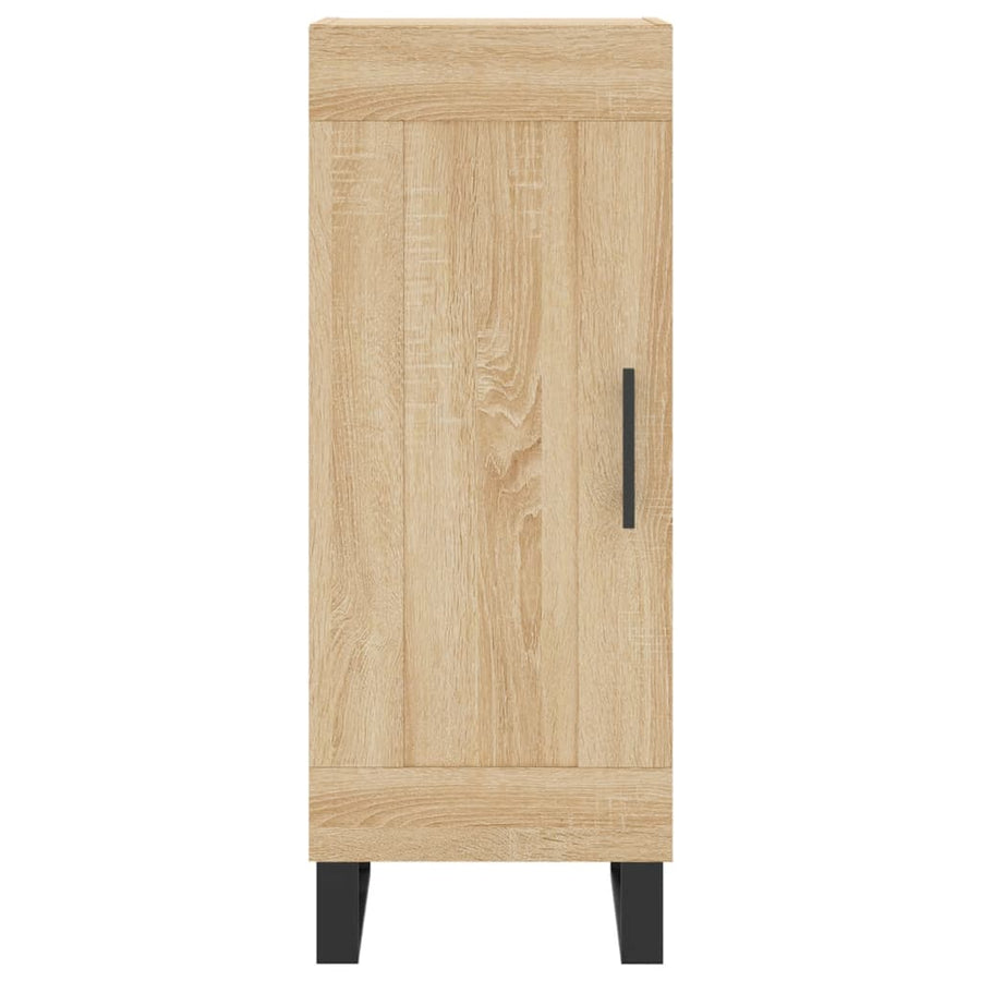 Dressoir 34,5X34X90 Cm Bewerkt Hout Sonoma eiken
