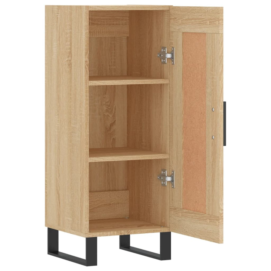 Dressoir 34,5X34X90 Cm Bewerkt Hout Sonoma eiken
