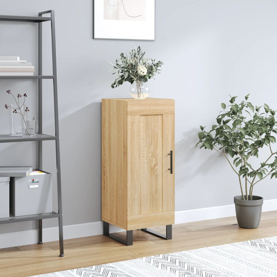 Dressoir 34,5X34X90 Cm Bewerkt Hout Sonoma eiken