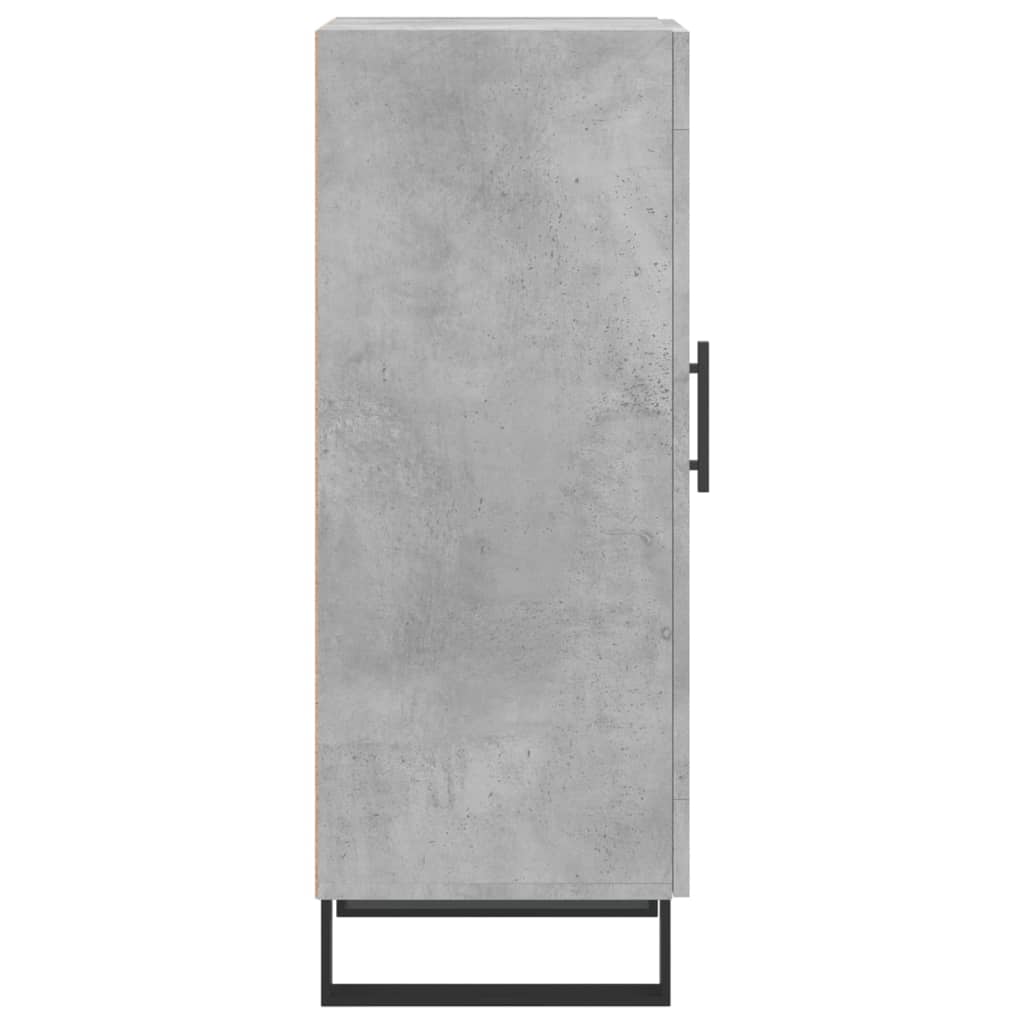 Dressoir 34,5X34X90 Cm Bewerkt Hout Betongrijs