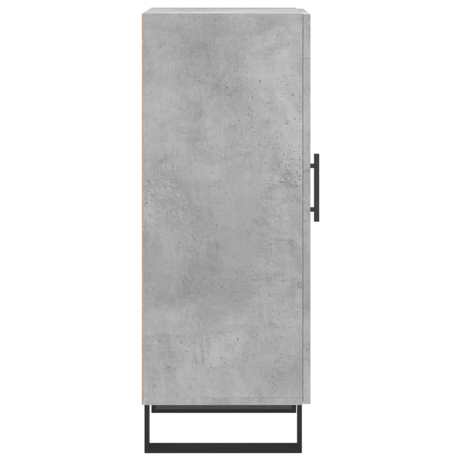 Dressoir 34,5X34X90 Cm Bewerkt Hout Betongrijs