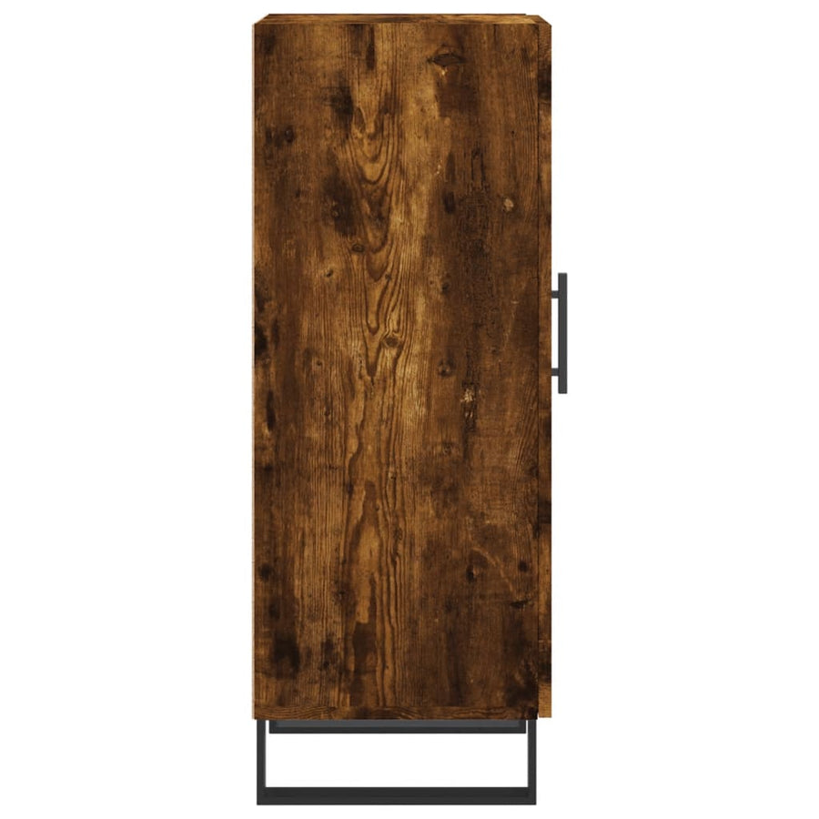 Dressoir 34,5X34X90 Cm Bewerkt Hout Gerookt eiken