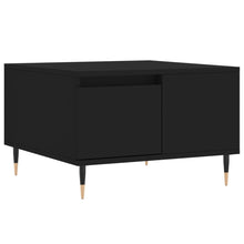 Salontafel 55X55X36,5 Cm Bewerkt Hout Zwart