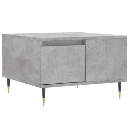 Salontafel 55X55X36,5 Cm Bewerkt Hout Betongrijs
