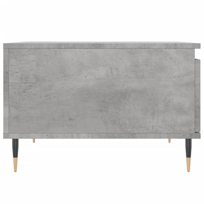 Salontafel 55X55X36,5 Cm Bewerkt Hout Betongrijs