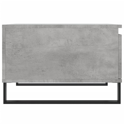 Salontafel 55X55X36,5 Cm Bewerkt Hout Betongrijs