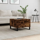 Salontafel 55x55x36,5 cm bewerkt hout
