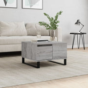 Salontafel 55x55x36,5 cm bewerkt hout grijs
