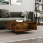 Coffee table 80x80x36.5 cm engineered wood smoked oak look