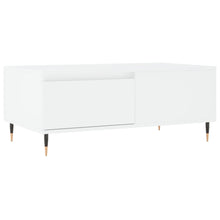 Salontafel 90X50X36,5 Cm Bewerkt Hout Wit