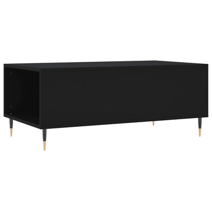 Salontafel 90X50X36,5 Cm Bewerkt Hout Zwart