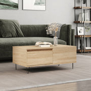 Salontafel 90x50x36,5 cm bewerkt hout sonoma eiken