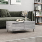 Coffee table 90x50x36.5 cm engineered wood grey Sonoma