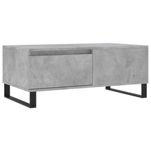 Salontafel 90X50X36,5 Cm Bewerkt Hout Betongrijs