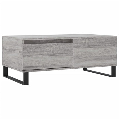 Salontafel 90X50X36,5 Cm Bewerkt Hout Grijs sonoma