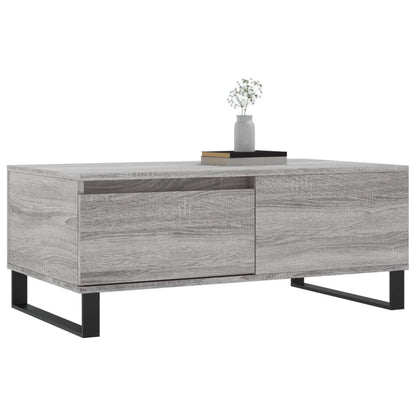 Salontafel 90X50X36,5 Cm Bewerkt Hout Grijs sonoma