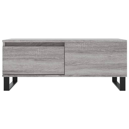 Salontafel 90X50X36,5 Cm Bewerkt Hout Grijs sonoma