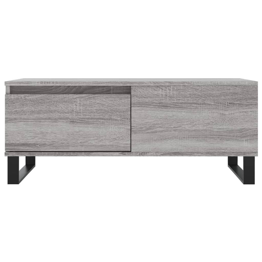 Salontafel 90X50X36,5 Cm Bewerkt Hout Grijs sonoma