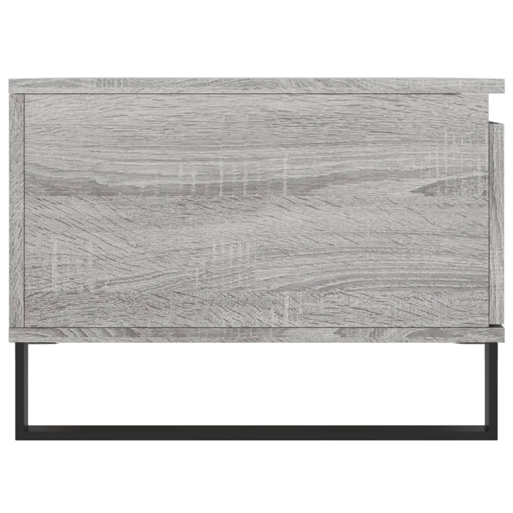 Salontafel 90X50X36,5 Cm Bewerkt Hout Grijs sonoma