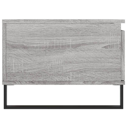Salontafel 90X50X36,5 Cm Bewerkt Hout Grijs sonoma