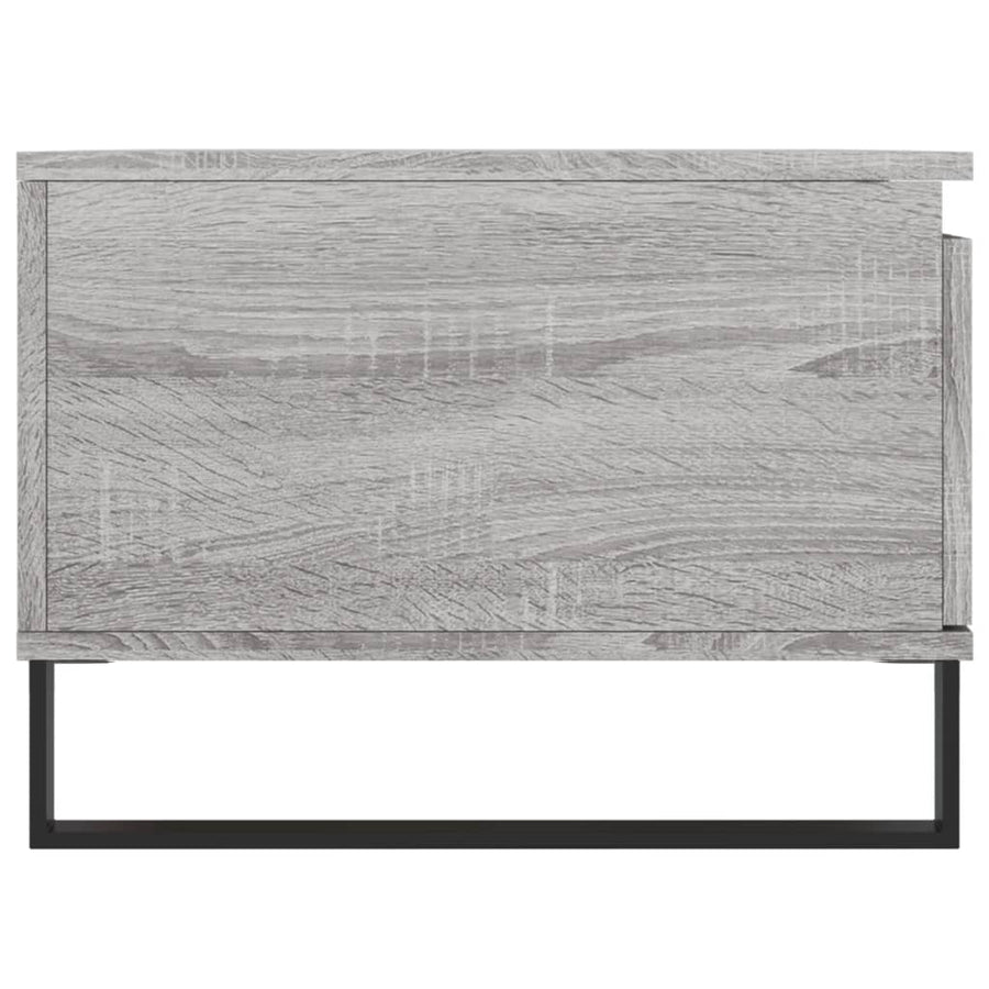 Salontafel 90X50X36,5 Cm Bewerkt Hout Grijs sonoma